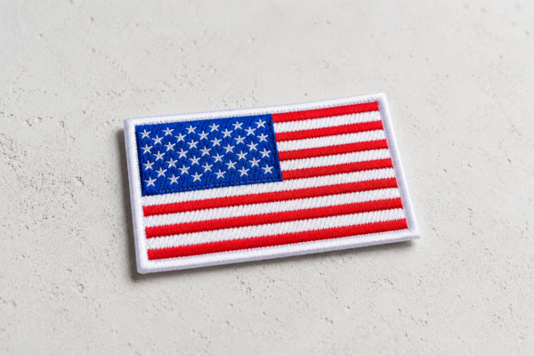USA Flag Iron On Patch